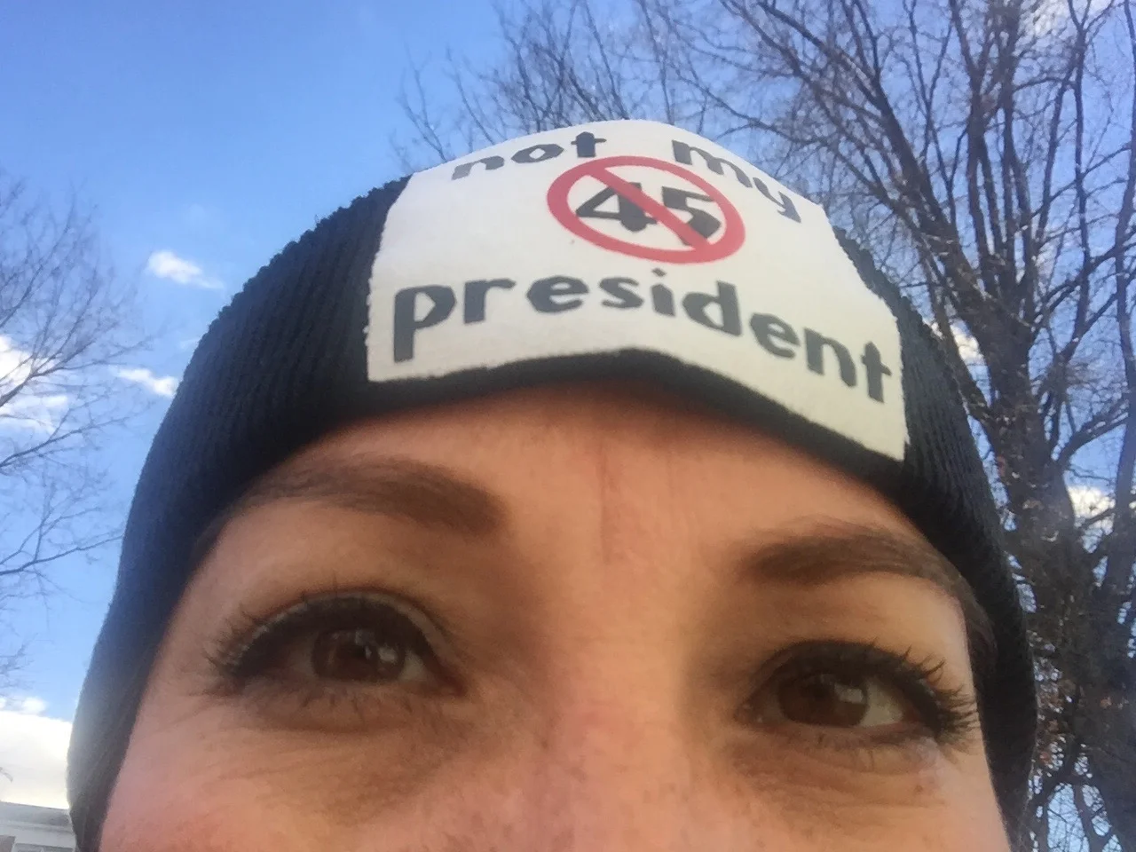 not my president beanie