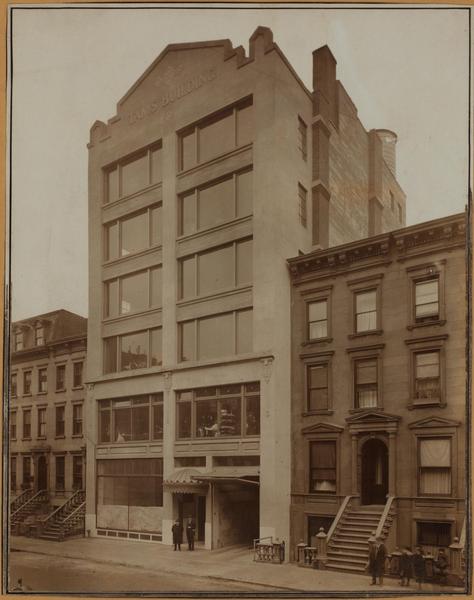  316-322 West 46th Street, south side, west of Eighth Avenue. About 1921. Publishers' Photo Service. Gift of E. M. Jenks to New York Public Library’s Irma and Paul Milstein Division of United States History, Local History and Genealogy. 