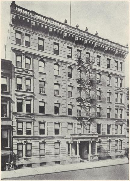 The Lansdown, 352-356 West 46th Street. New York Public Library’s Irma and Paul Milstein Division of United States History, Local History and Genealogy. 