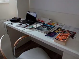 Writing desk in an appartment in Heidelberg