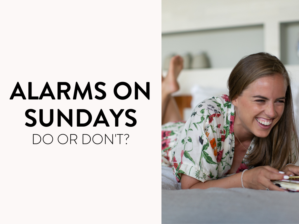 Alarms on Sundays: Do or Don't?