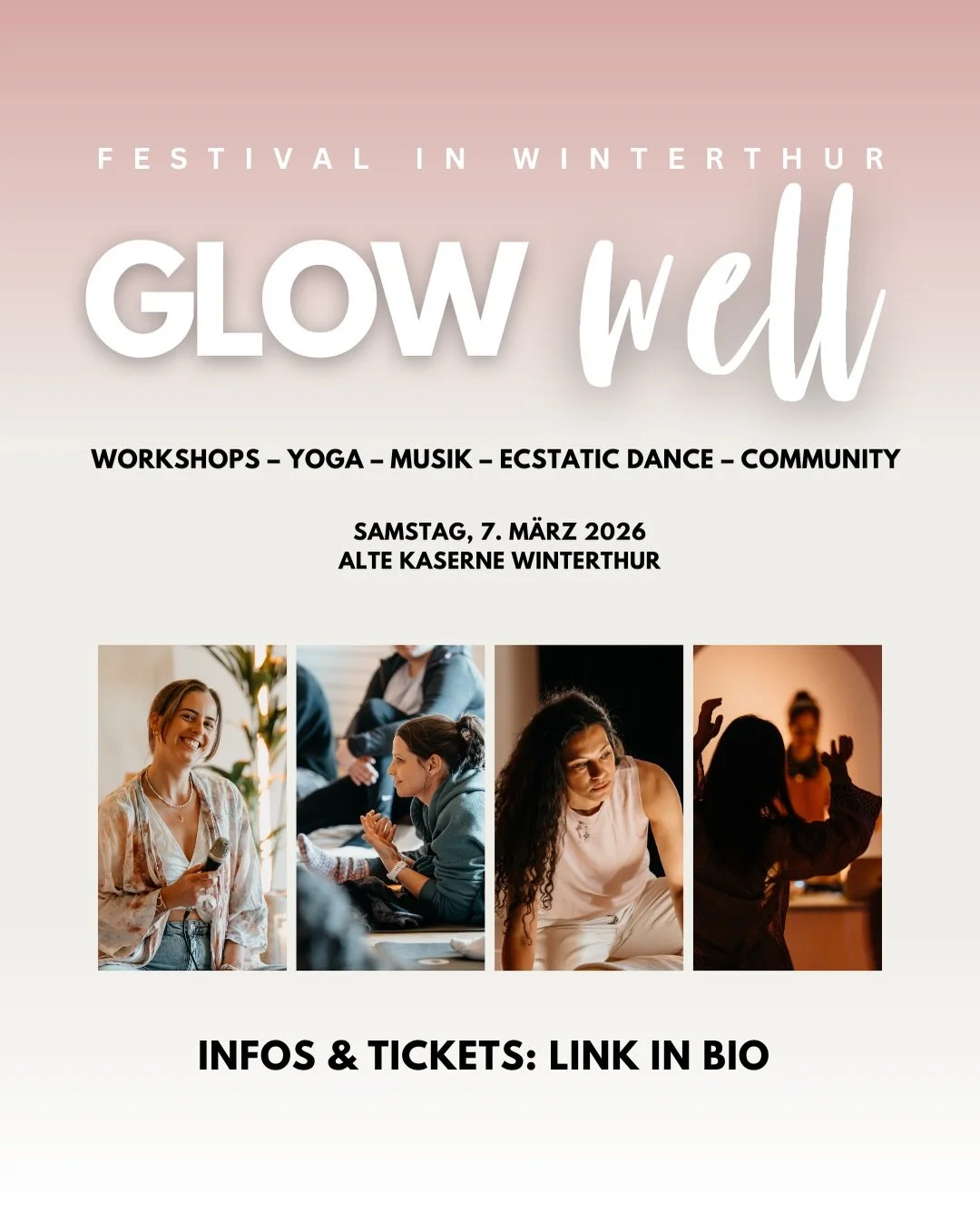 It&rsquo;s happening... again! 🤩🪶 The GLOW WELL FESTIVAL is back on Saturday, March 7!

I&rsquo;m bringing together wonderful experts from all areas of holistic health for a full-day festival in Winterthur.

I&rsquo;m so excited to share the full p