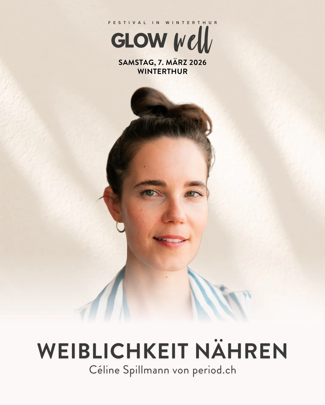 🌹 Weiblichkeit n&auml;hren: In 7 Stationen zur&uuml;ck zu dir
Workshop am Glow Well Festival

In diesem Workshop teilt @celine.spillmann von @period.ch, ehemalige Juristin und Informatikerin und Gr&uuml;nderin von PERIOD, einer Schweizer Marke f&uum