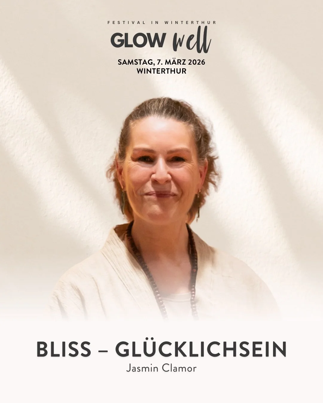 🤍 Bliss &ndash;&nbsp;Gl&uuml;cklichsein aus der Sicht der Buddhistischen Psychologie
ein interaktiver Workshop mit Jasmin von der @yogaacademywinterthur

Wir alle suchen nach dem &bdquo;Gl&uuml;ck&ldquo;. Doch meistens suchen wir am falschen Ort: in