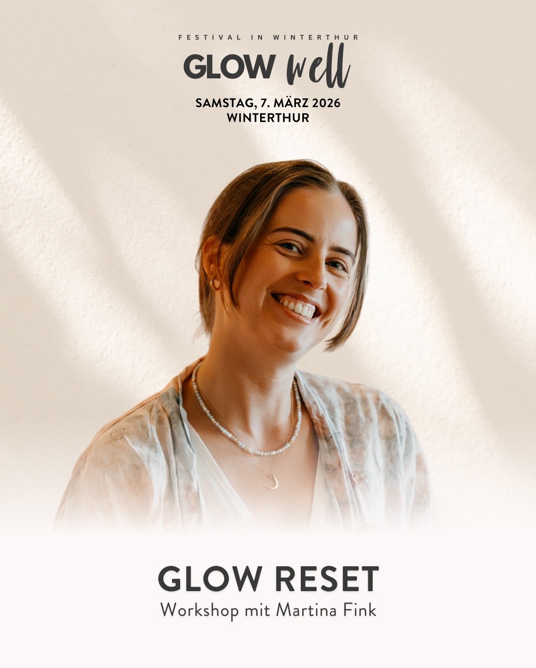 Glow Reset - Ein Self-Care Workshop am Glow Well Festival

Gesichtsmasken und Yoga sind ein guter Anfang f&uuml;r den Glow, Self-Care geht aber noch tiefer. In diesem interaktiven Workshop befasst du dich mit den drei essentiellen Schritten, um Self-