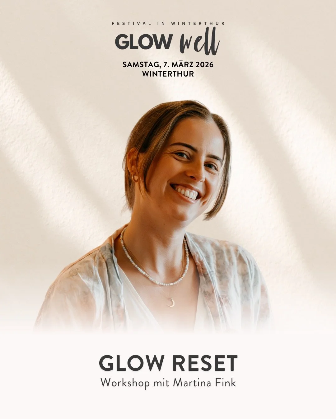 Glow Reset - Ein Self-Care Workshop am Glow Well Festival

Gesichtsmasken und Yoga sind ein guter Anfang f&uuml;r den Glow, Self-Care geht aber noch tiefer. In diesem interaktiven Workshop befasst du dich mit den drei essentiellen Schritten, um Self-