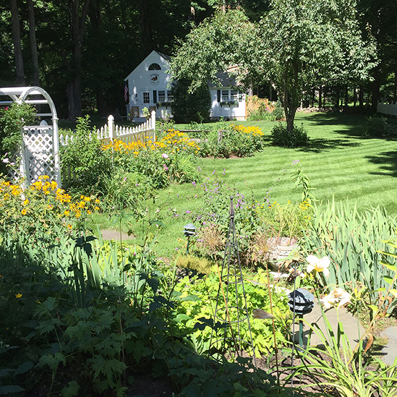 The gardens.