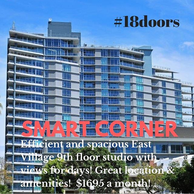 Check out 18DOORS.COM for all available listings!!! #sandiegopropertymanagement #propertymanagementsandiego #18doors
