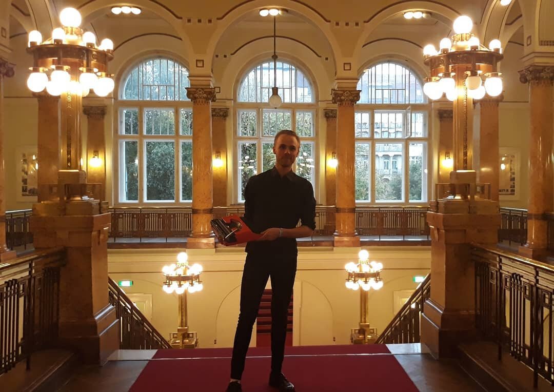 We need more philosophy and arts in the #cryptospace I'm just coming down from an inspiring weekend in Prague typing at the #cryptolife hackathon. I mean, check out this absolutely gorgeous venue in an old opera house. Especially the freshness and op