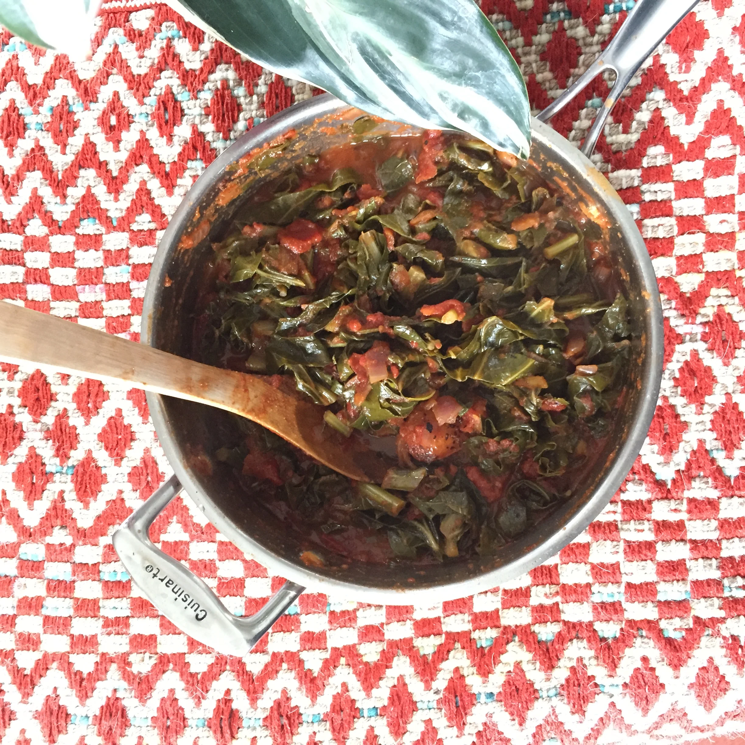 Collards with Tomatoes