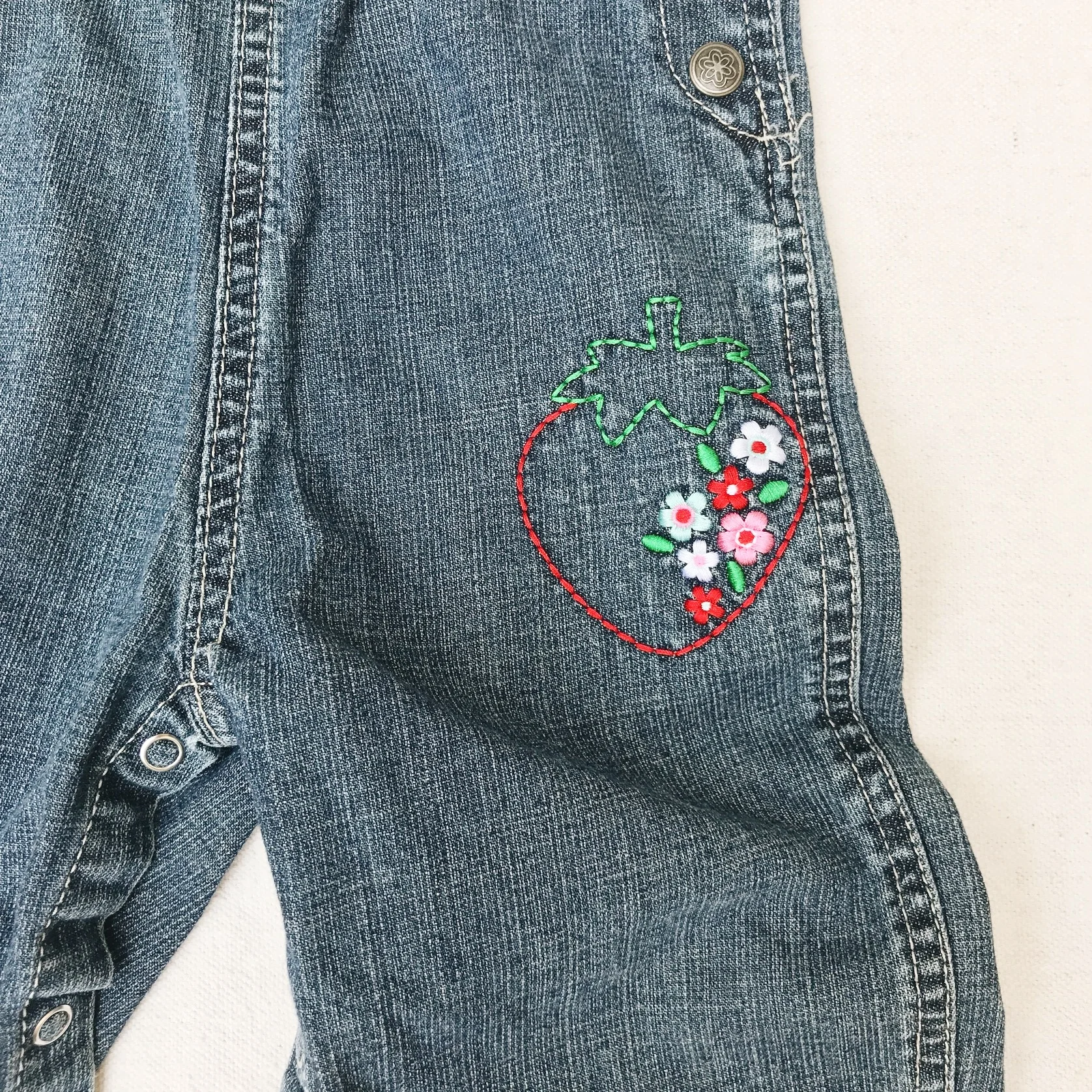 Strawberry Overalls | Size 18M