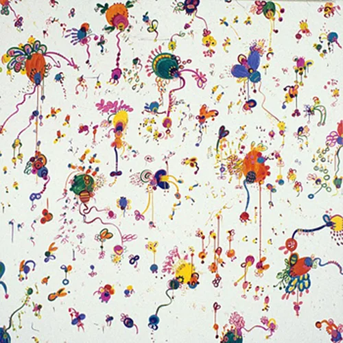 Butterfly Acrylic on canvas 2002 7' x 7'