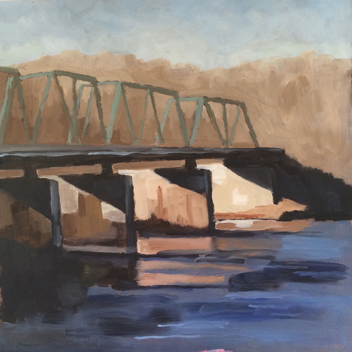 Centre Bridge in Winter