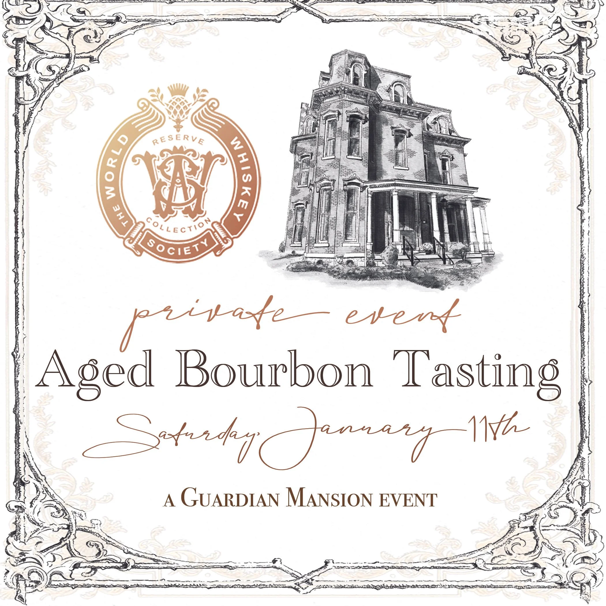 Private Mansion Bourbon Tasting | one ticket