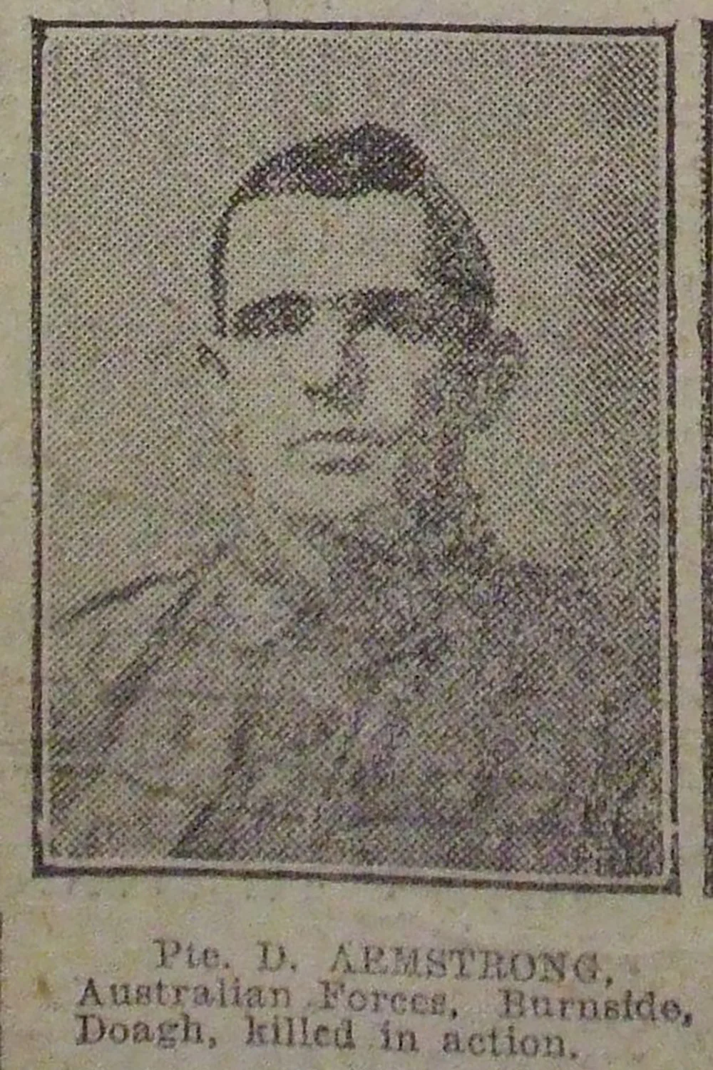Cutting from the Belfast News Letter in 1917 Image courtesy of the History Hub Ulster
