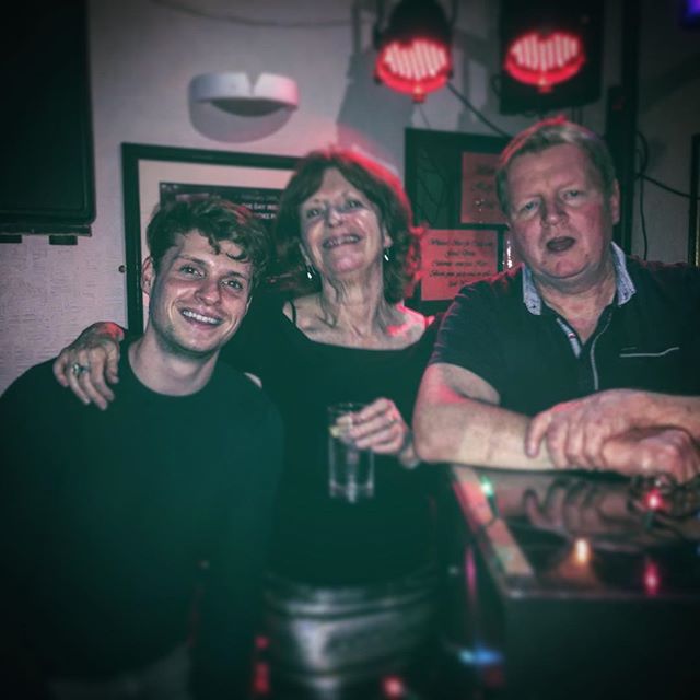 New Years with the folks! With the honour of sitting in the DJ Booth! #gingerkeane #hisplaylistwillbringtearstoyoureyes