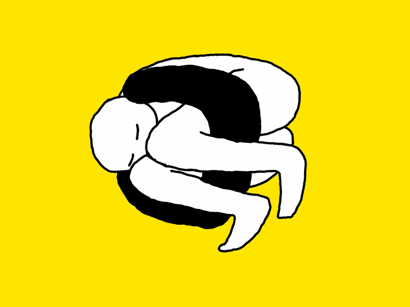 Yellow Spinning Top - Alone Fast.gif