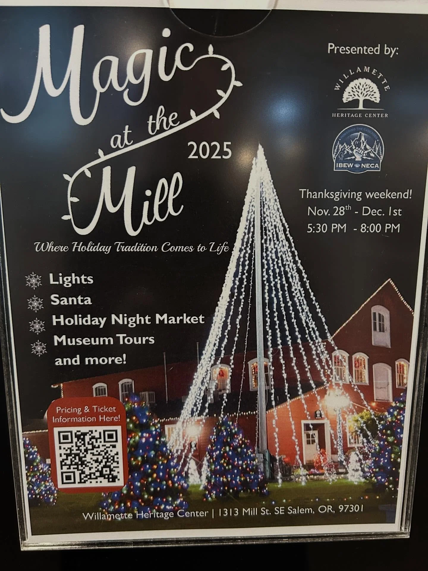 Atelier Mela will be open Thursday-Monday night, November 28-December 1st during Magic at the Mill 5:40-8:00pm. We are stocked with great gifts, stocking stuffers and of course, hats. Join us for the festivities or during our standard hours Tuesday-S