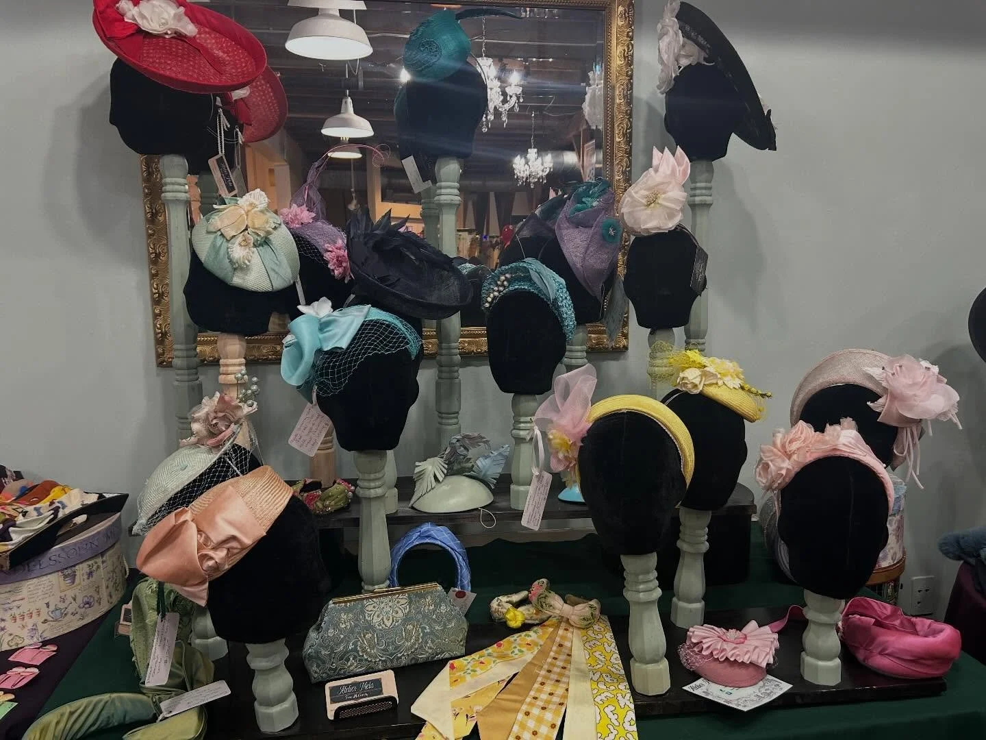 Huge sale at Atelier Mela in the @whc_heritage ! Everything in the store is at least 20% off and if the item has a red or green sticker, it&rsquo;s a full 50% off! Kentucky Derby? Wedding guest/wedding party? Ladies tea? Easter parade? Winter rain/sn