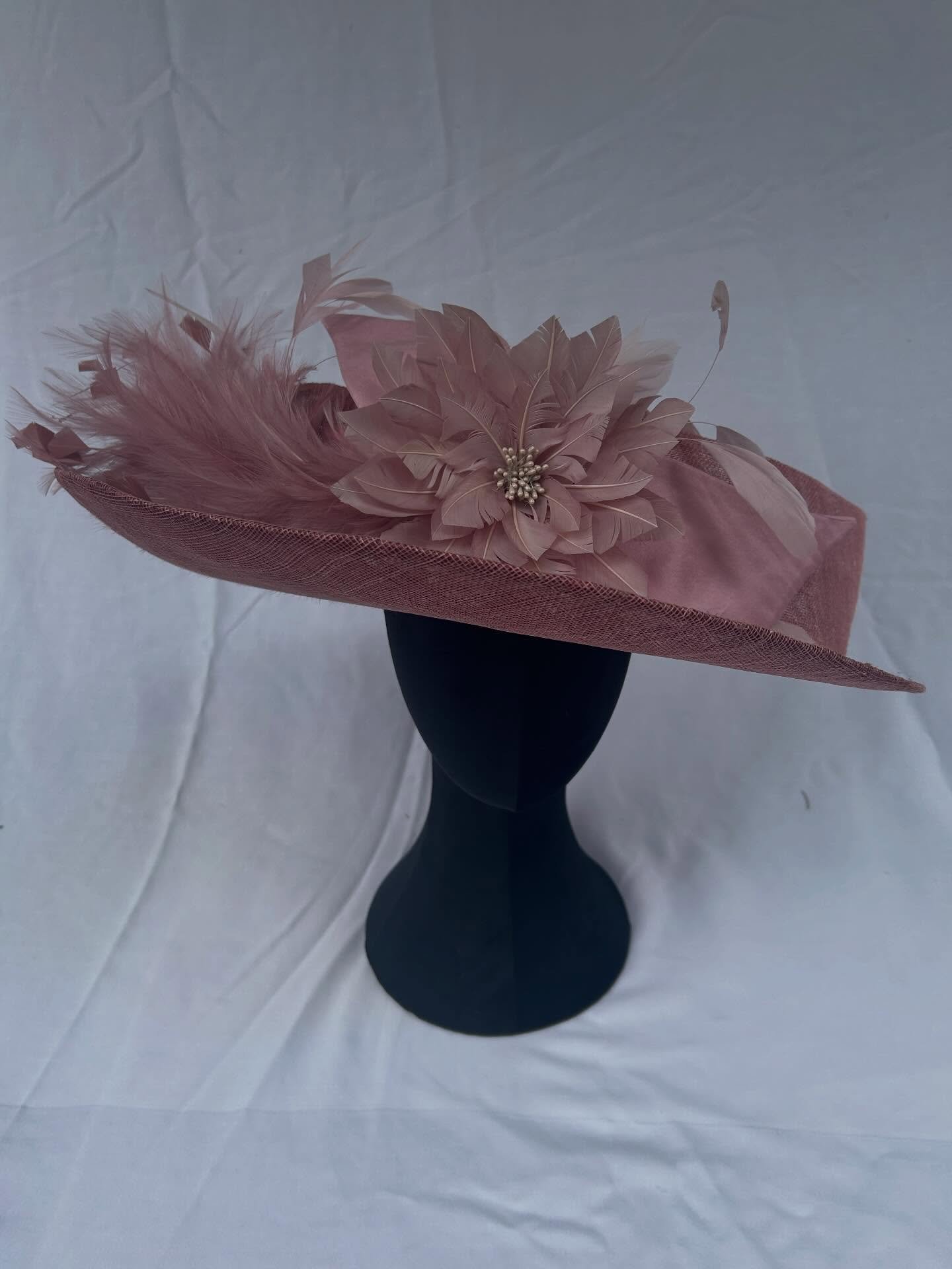 Another hat that went out to the Kentucky Derby for Oaks Day. Can&rsquo;t wait to get her pictures at the event wearing it. #kentuckyderbyhat #kentuckyderby #oaksday #customhat #pinkhat @milliners_guild @costumecollege @cgwinc @millineryandbusinessac