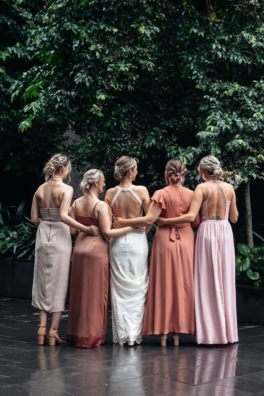 Bridal and bridesmaids upstyles - wedding photography www.lonelyhunterweddings.com