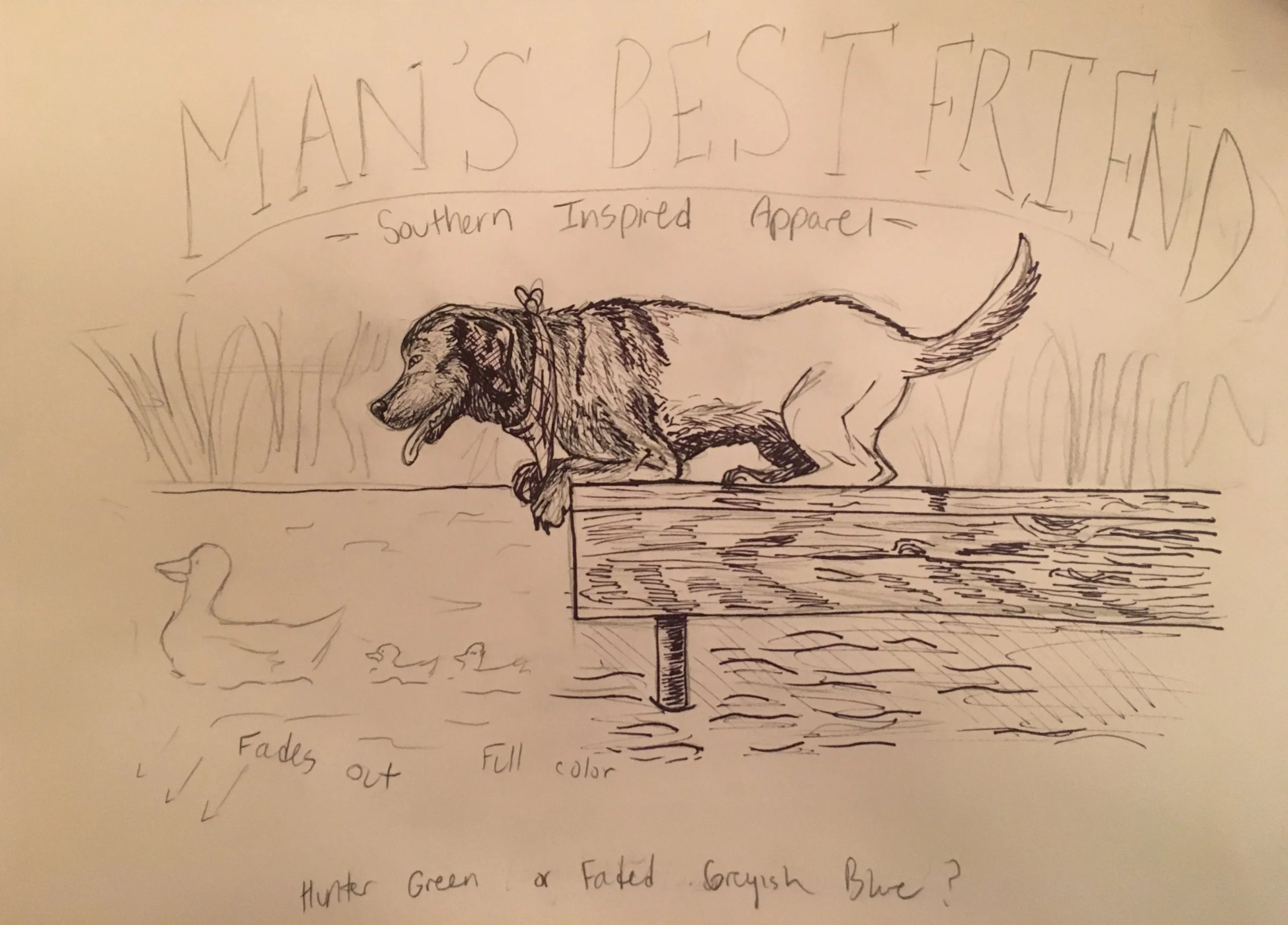 "Dog on a Dock" Concept