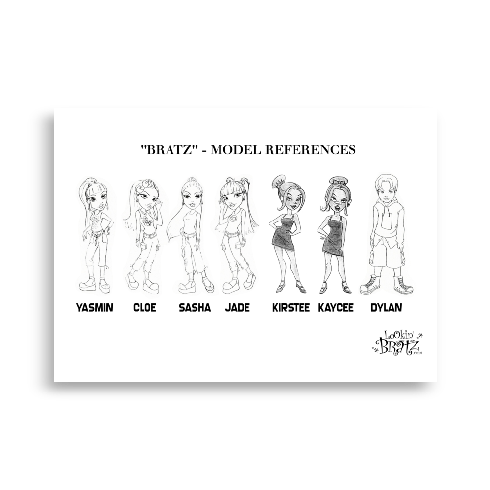 Lookin' Bratz Animation Archivez Model References Matte Poster