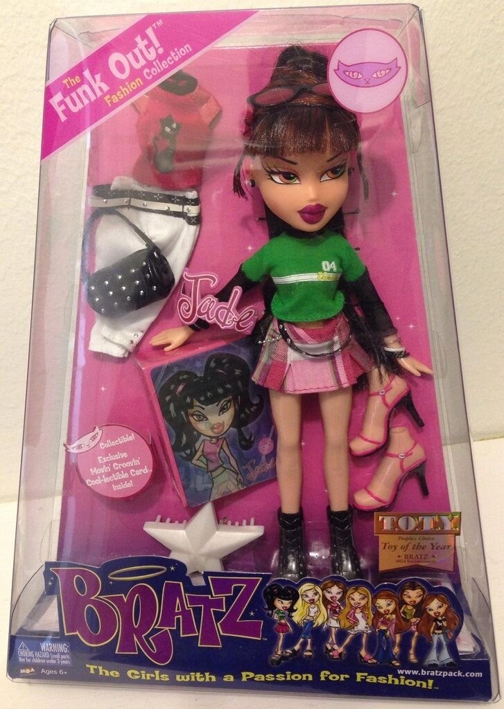 The Funk Out Fashion Collection Bratz Jade Doll MGA Entertainment 2004 