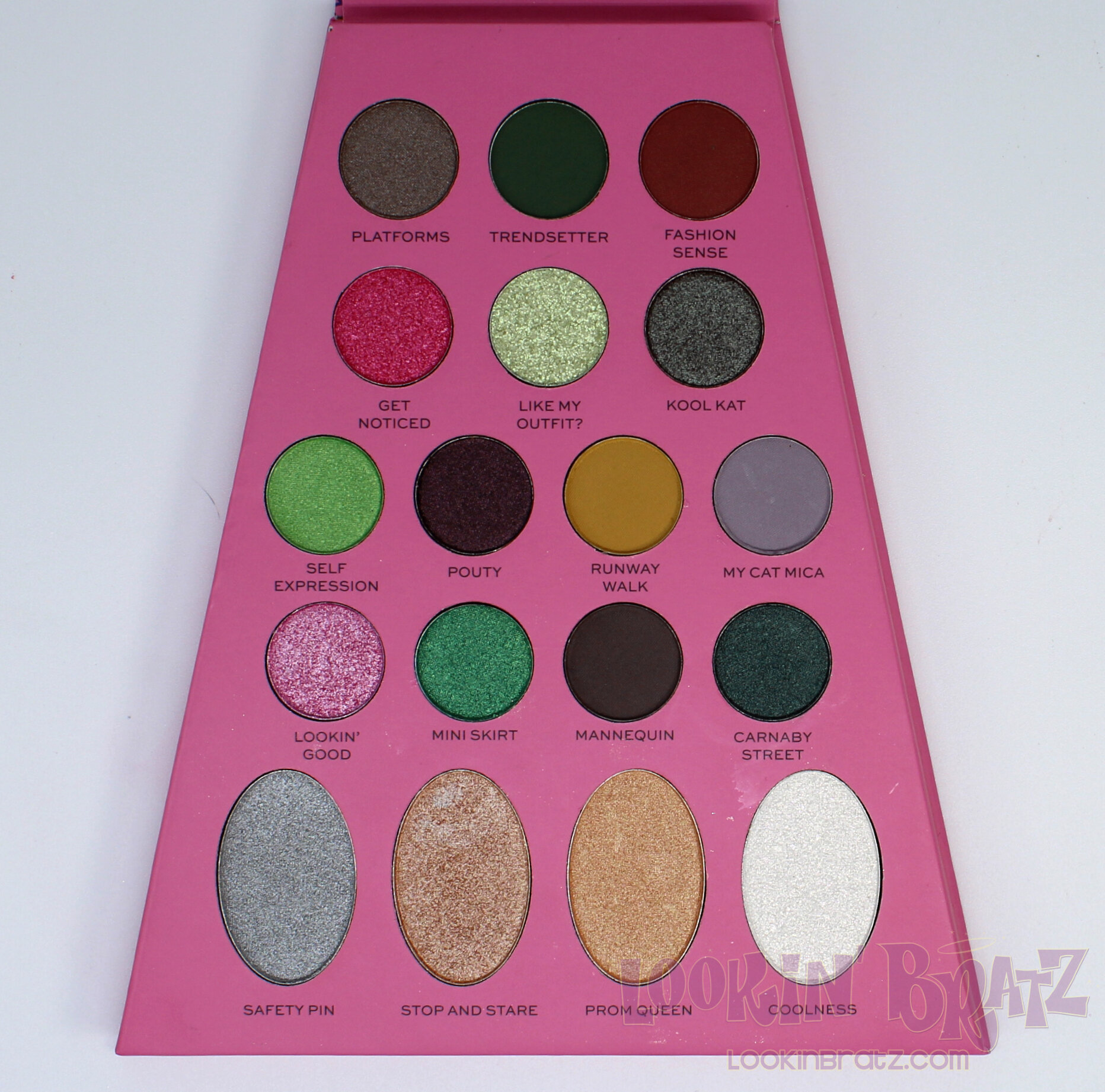 Bratz x Revolution Jade Palette Closer Look #2