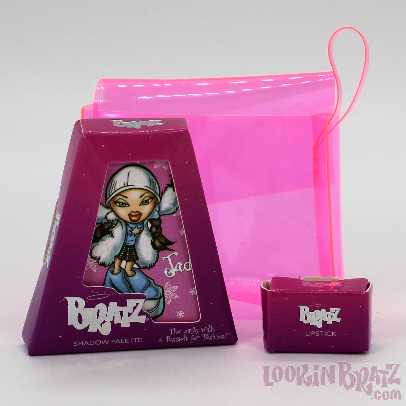 Mini Bratz Cosmetics Wintertime Jade Shadow Palette and Lipstick (Packaging)