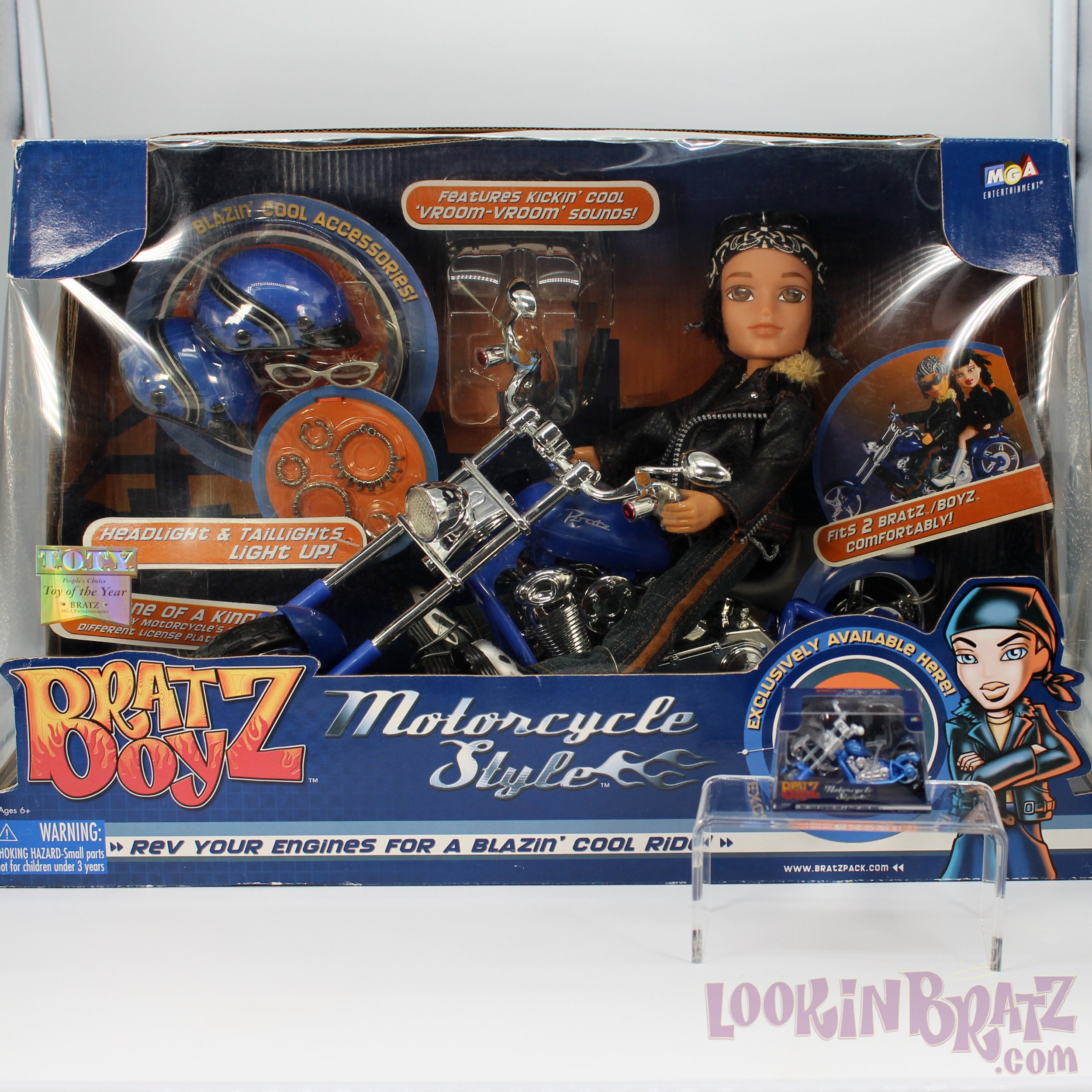 Mini Bratz Motorcycle Style Playset Comparison (Front)