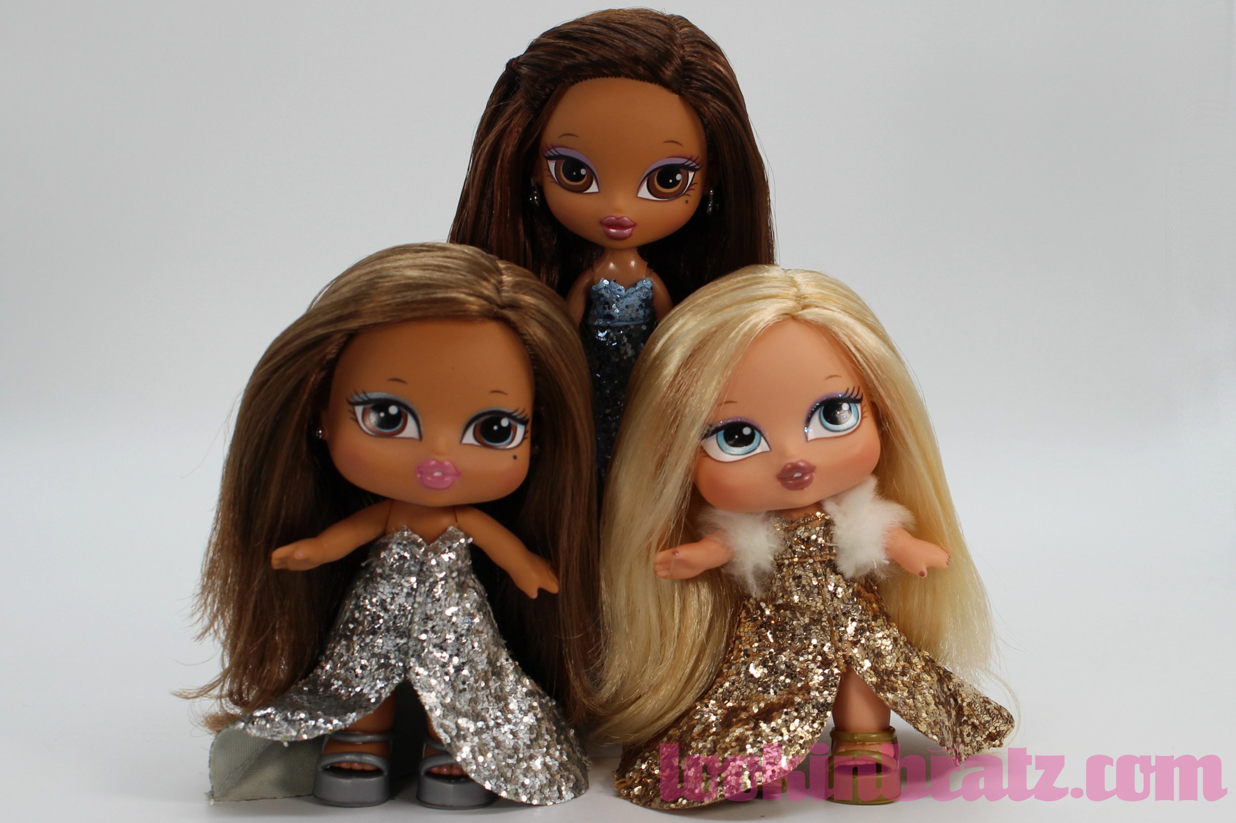 Bratz The Movie Kidz Yasmin, Babyz Yasmin, and Babyz Cloe