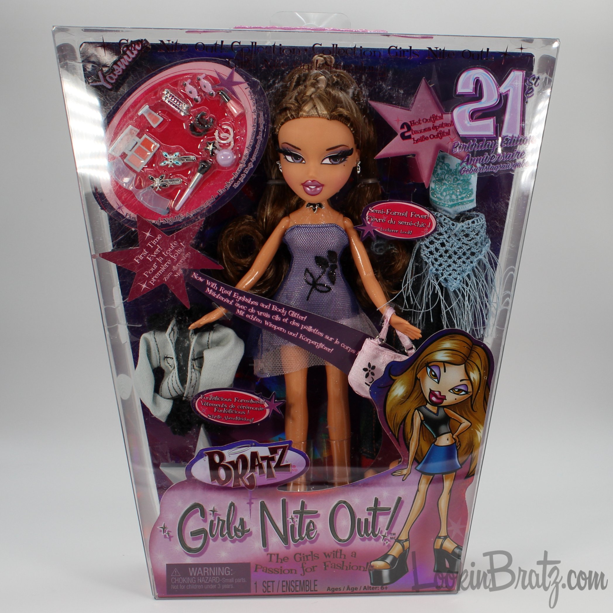 Bratz GNO 21st Birthday Edition Yasmin Packaging (Front)