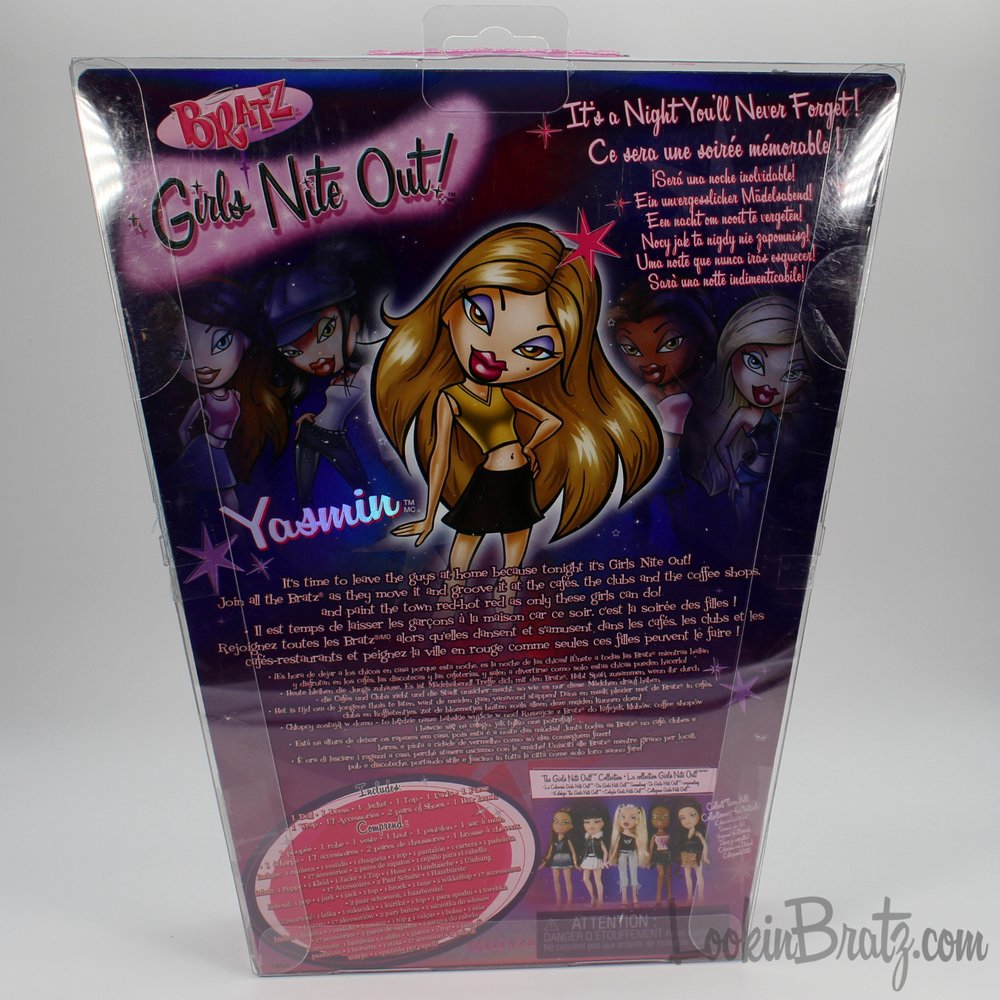 Bratz GNO 21st Birthday Edition Yasmin Packaging (Back)