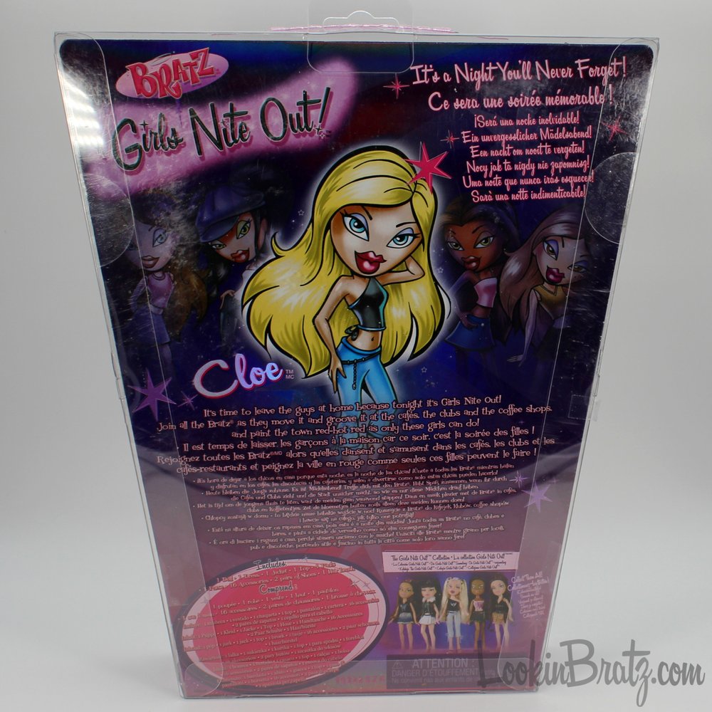Bratz GNO 21st Birthday Edition Cloe Packaging (Back)