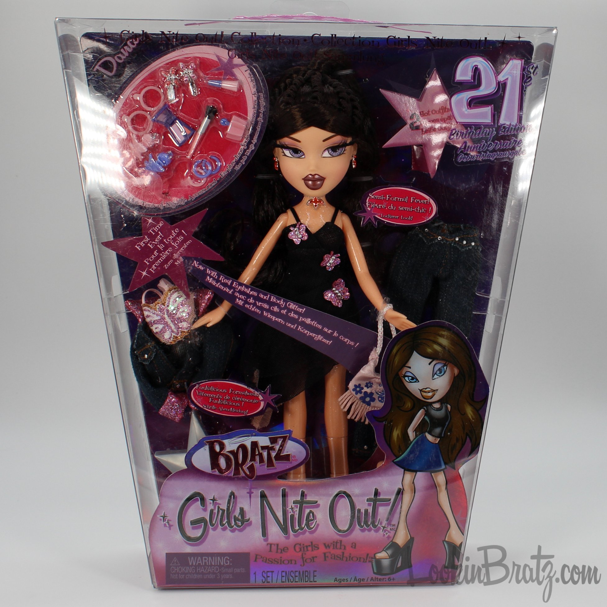 Bratz GNO 21st Birthday Edition Dana Packaging (Front)