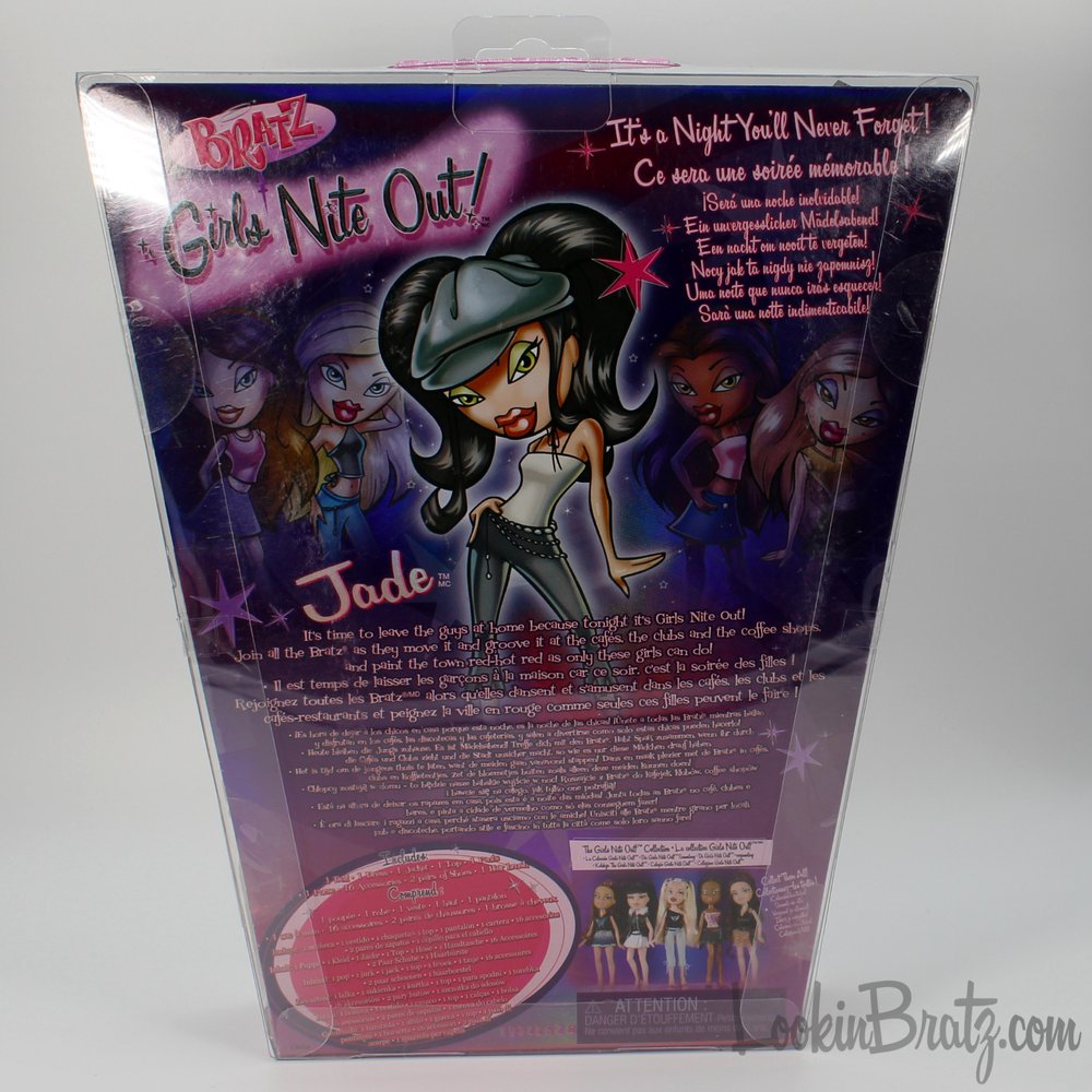 Bratz GNO 21st Birthday Edition Jade Packaging (Back)