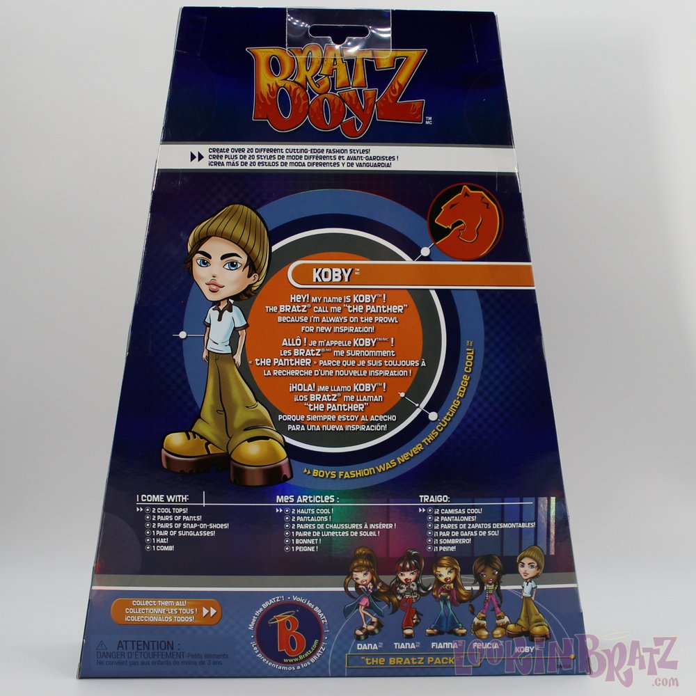 Bratz Series 3 Koby Packaging (Back)