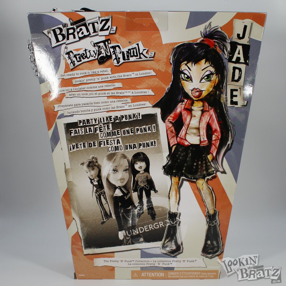 Bratz Pretty 'N' Punk Jade Packaging (Back)