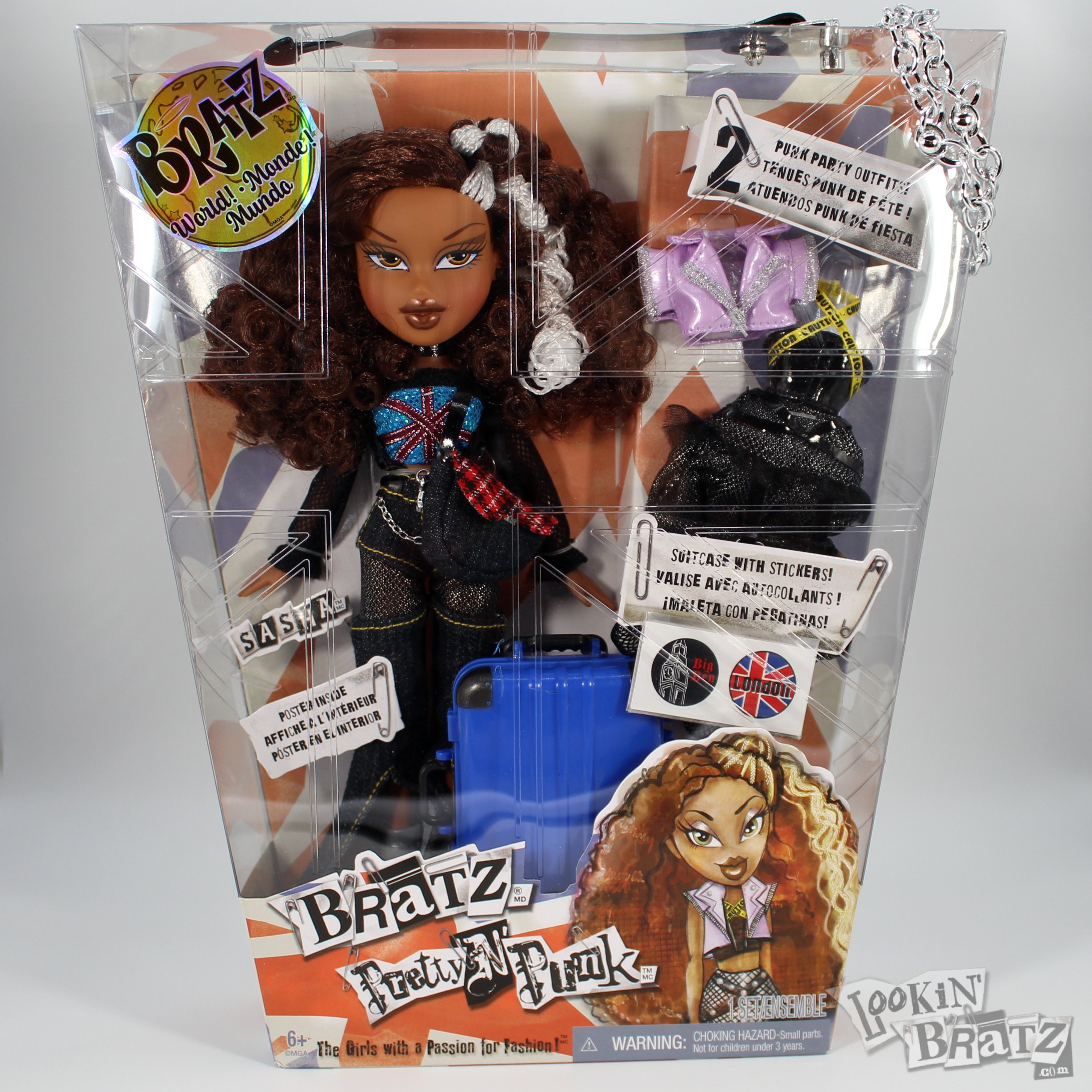 Bratz Pretty 'N' Punk Sasha Packaging (Front)