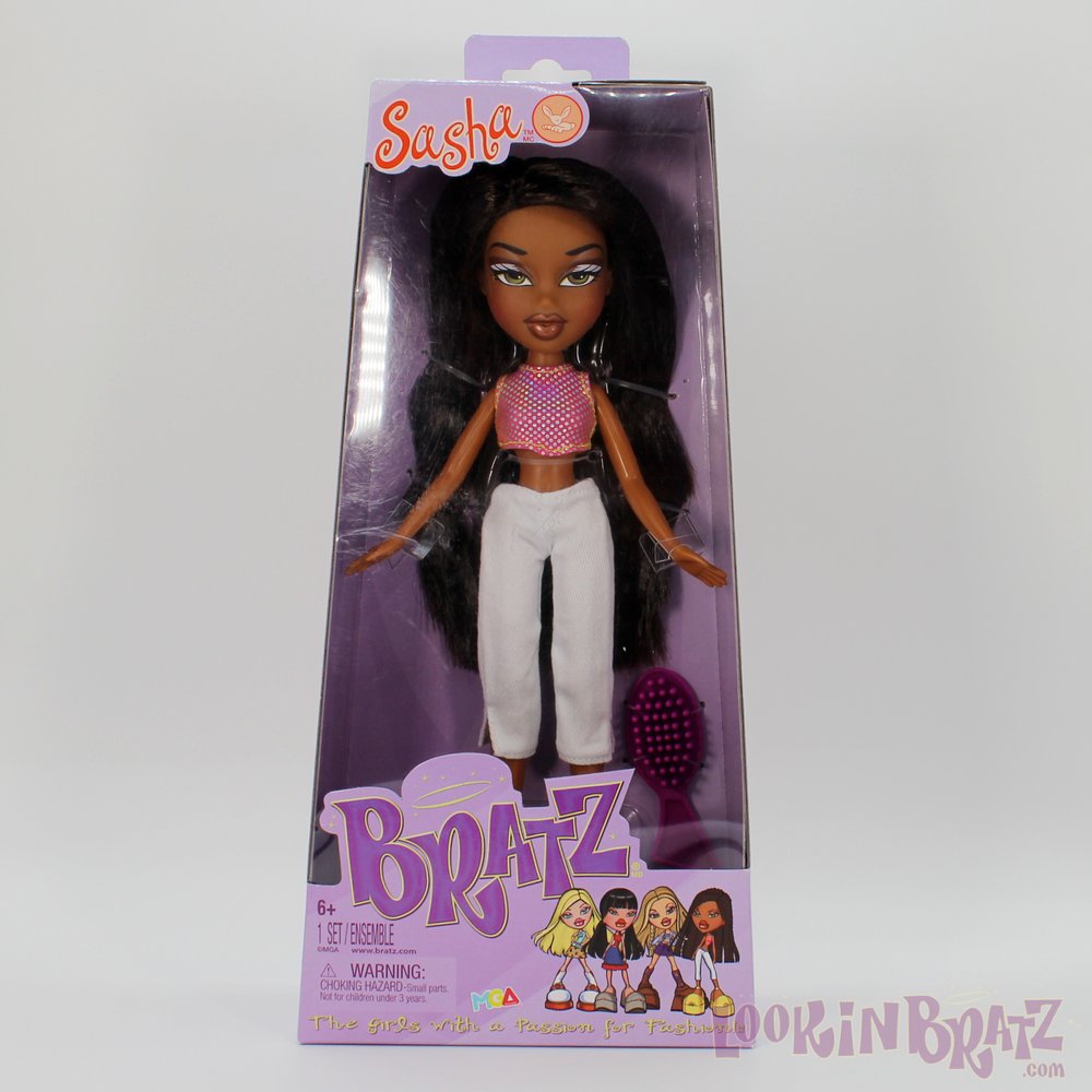 Bratz Series 1 Budget Sasha Packaging (Front)