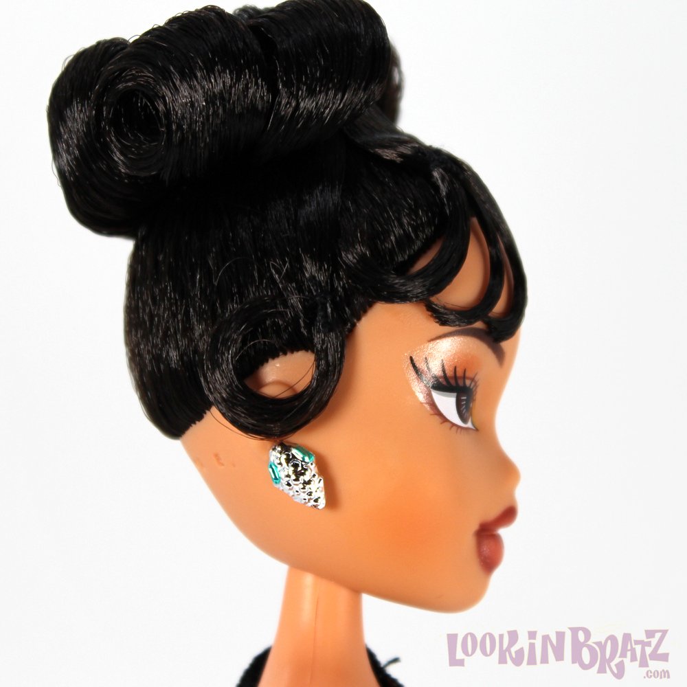 Bratz x Kylie Jenner Night Doll Earrings Close-Up