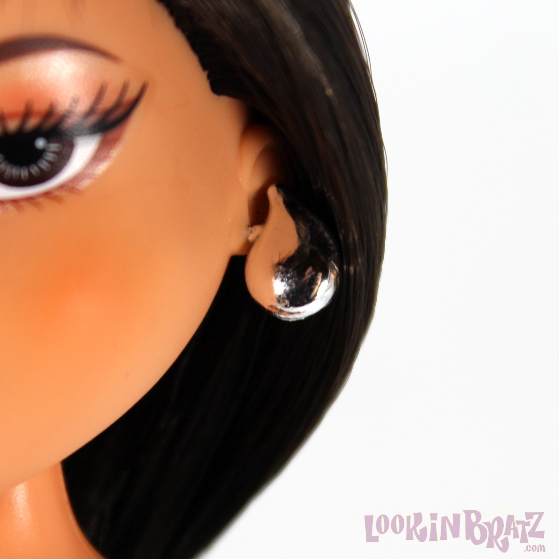 Bratz x Kylie Jenner Day Doll Earrings Close-Up