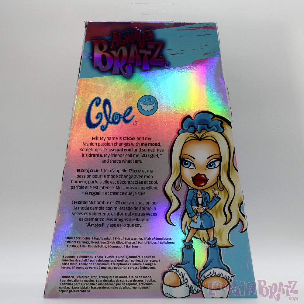 Alwayz Bratz Cloe Packaging (Back)
