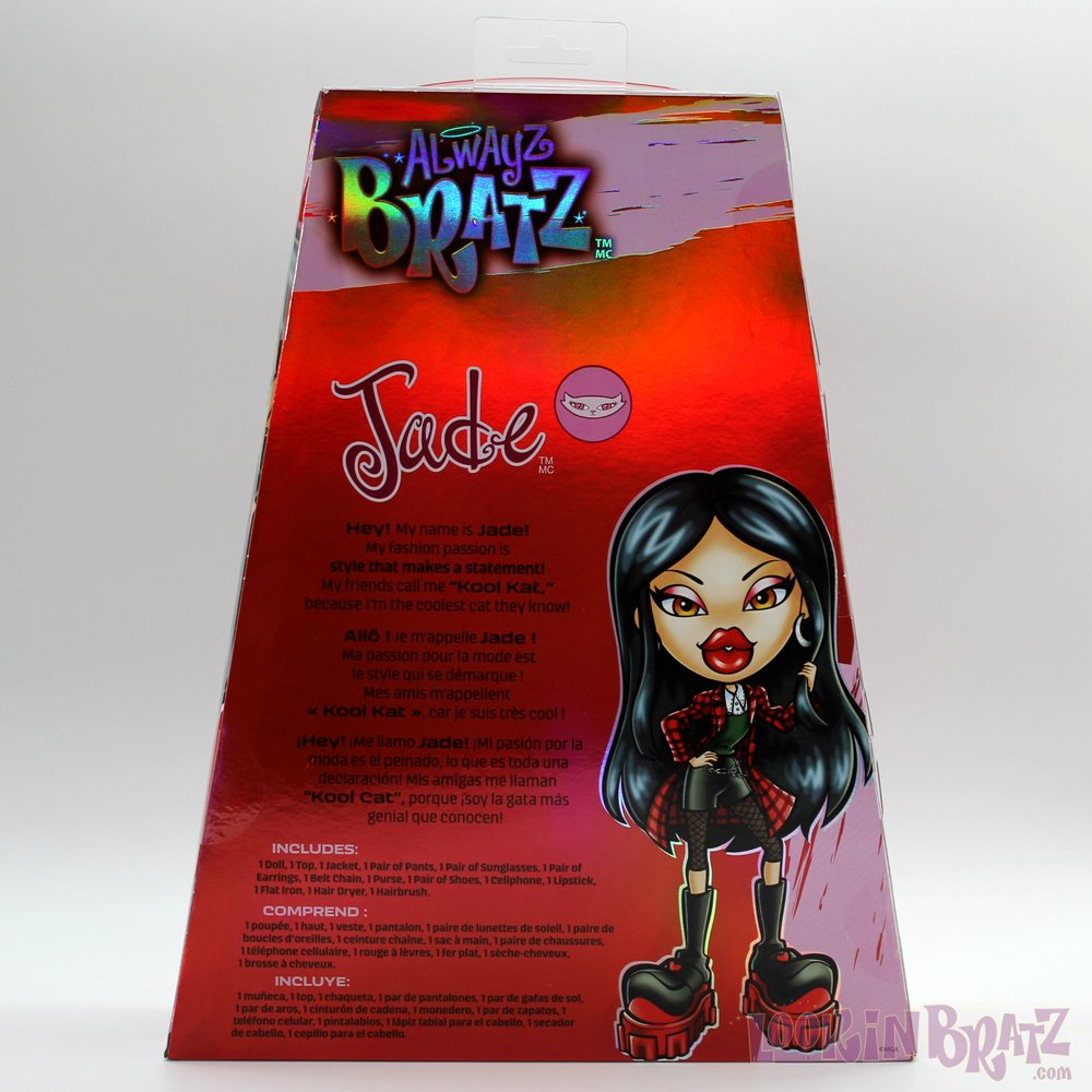 Alwayz Bratz Jade Packaging (Back)