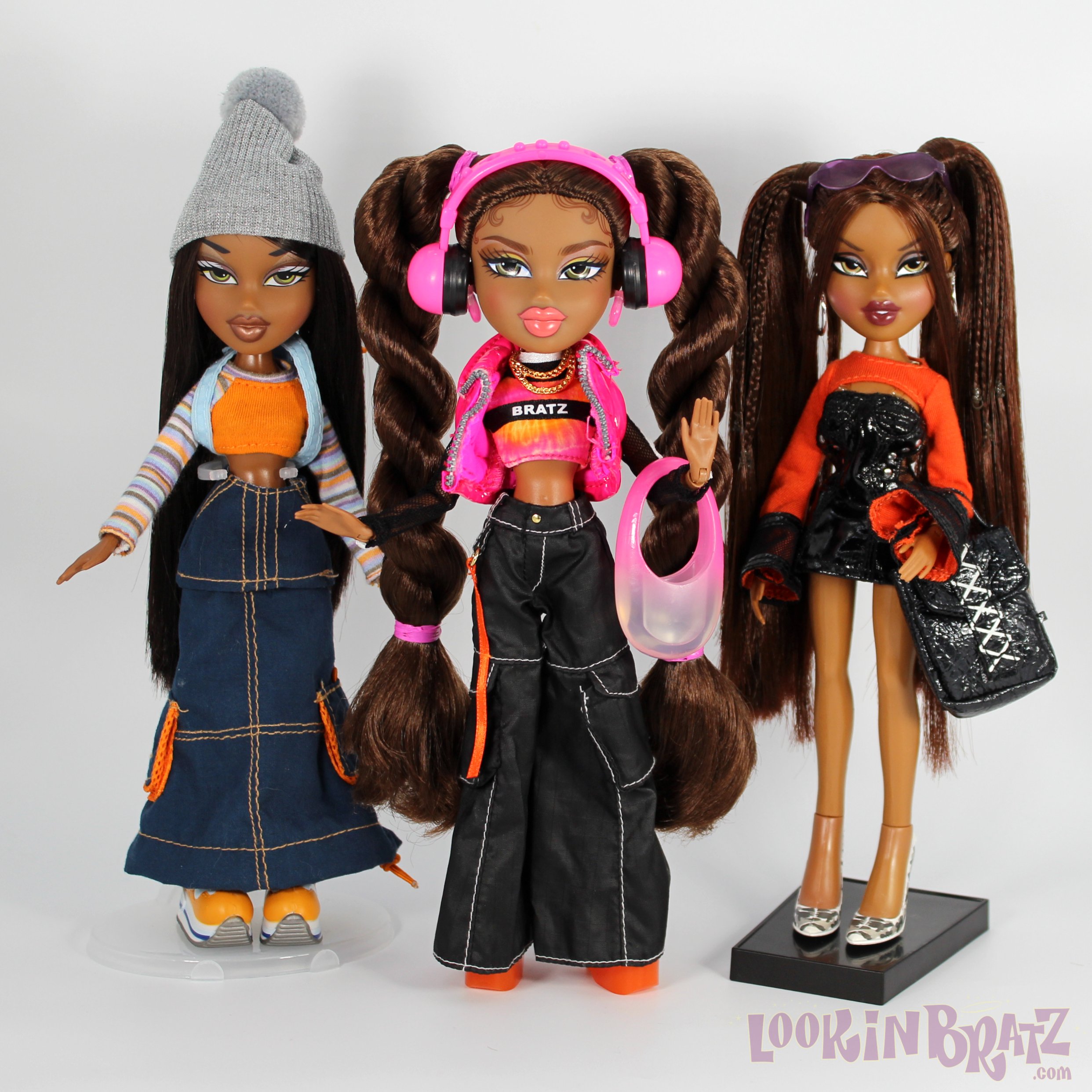 Bratz 20 Yearz Special Edition (2021), Alwayz (2024), and Collector (2018) Sasha