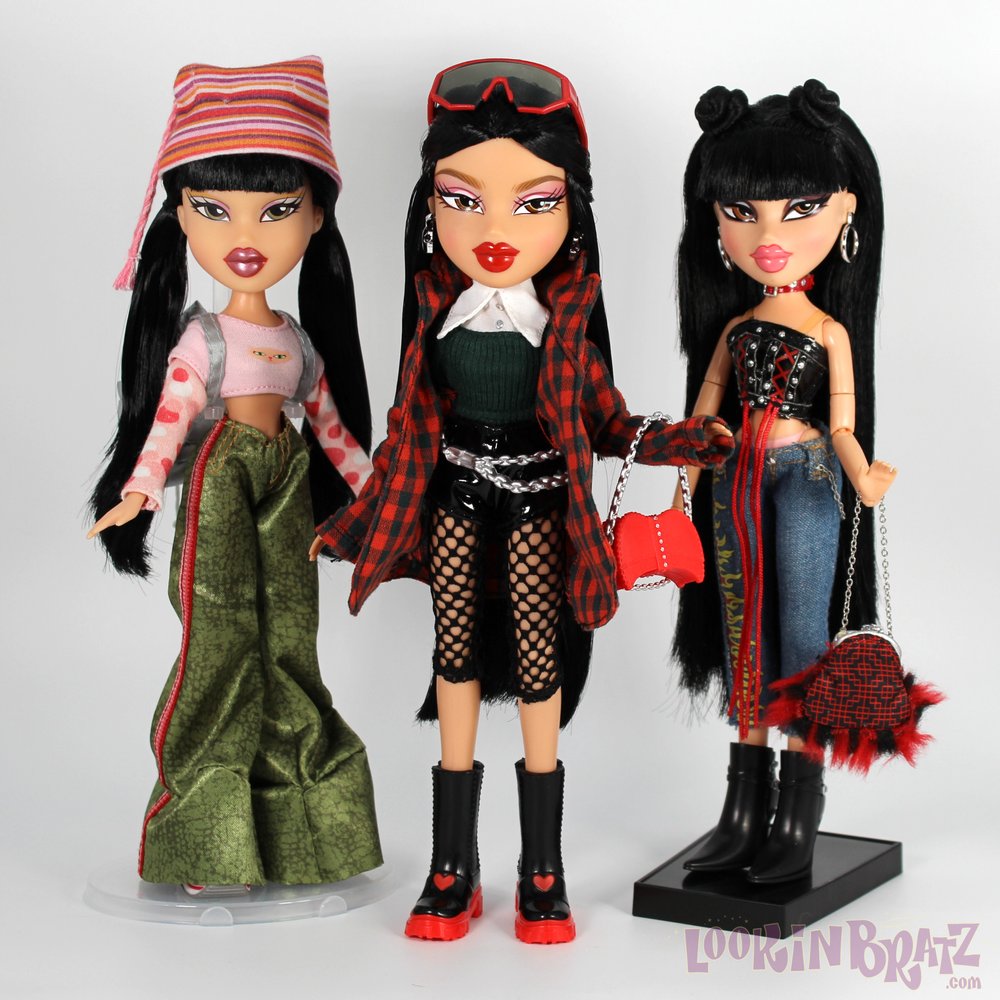 Bratz 20 Yearz Special Edition (2021), Alwayz (2024), and Collector (2018) Jade