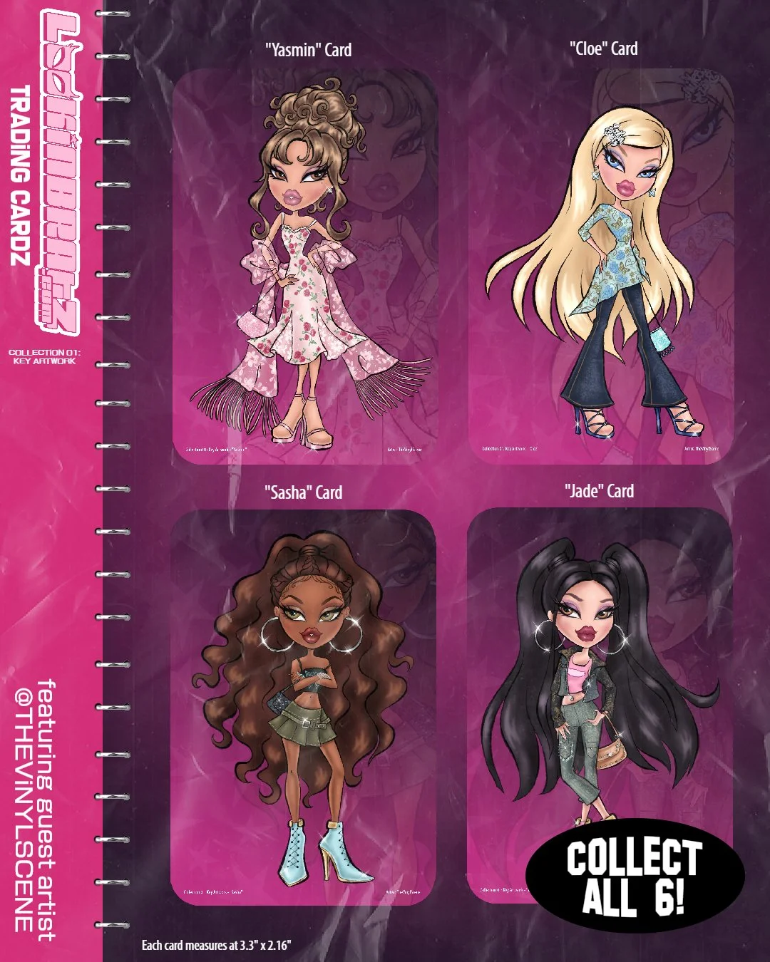 LookinBratz.com Trading Cardz Collection 01: Key Art