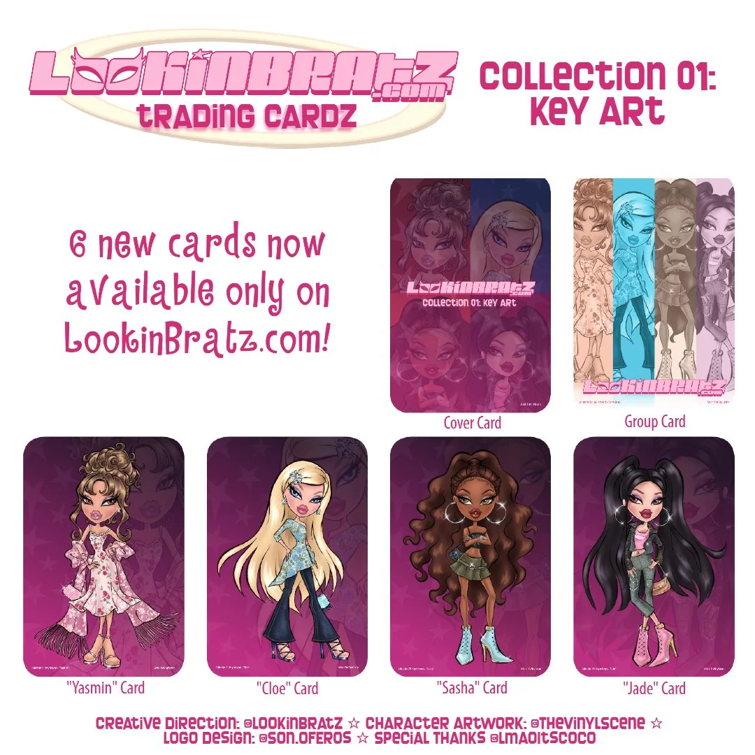 LookinBratz.com Trading Cardz Collection 01: Key Art
