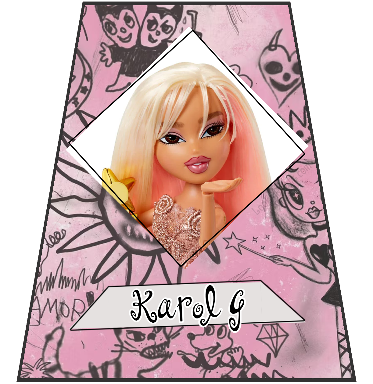 Bratz Karol G Character Card